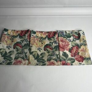 VINTAGE Wamsutta STANDARD Pillow Case Made In U.S.A.‎ Roses Floral Set Three (3)